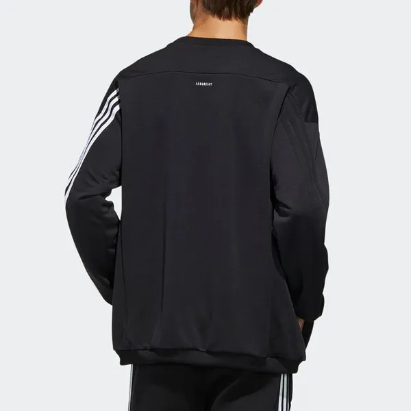 adidas Running Sports Shirt SweaterMen Black, black