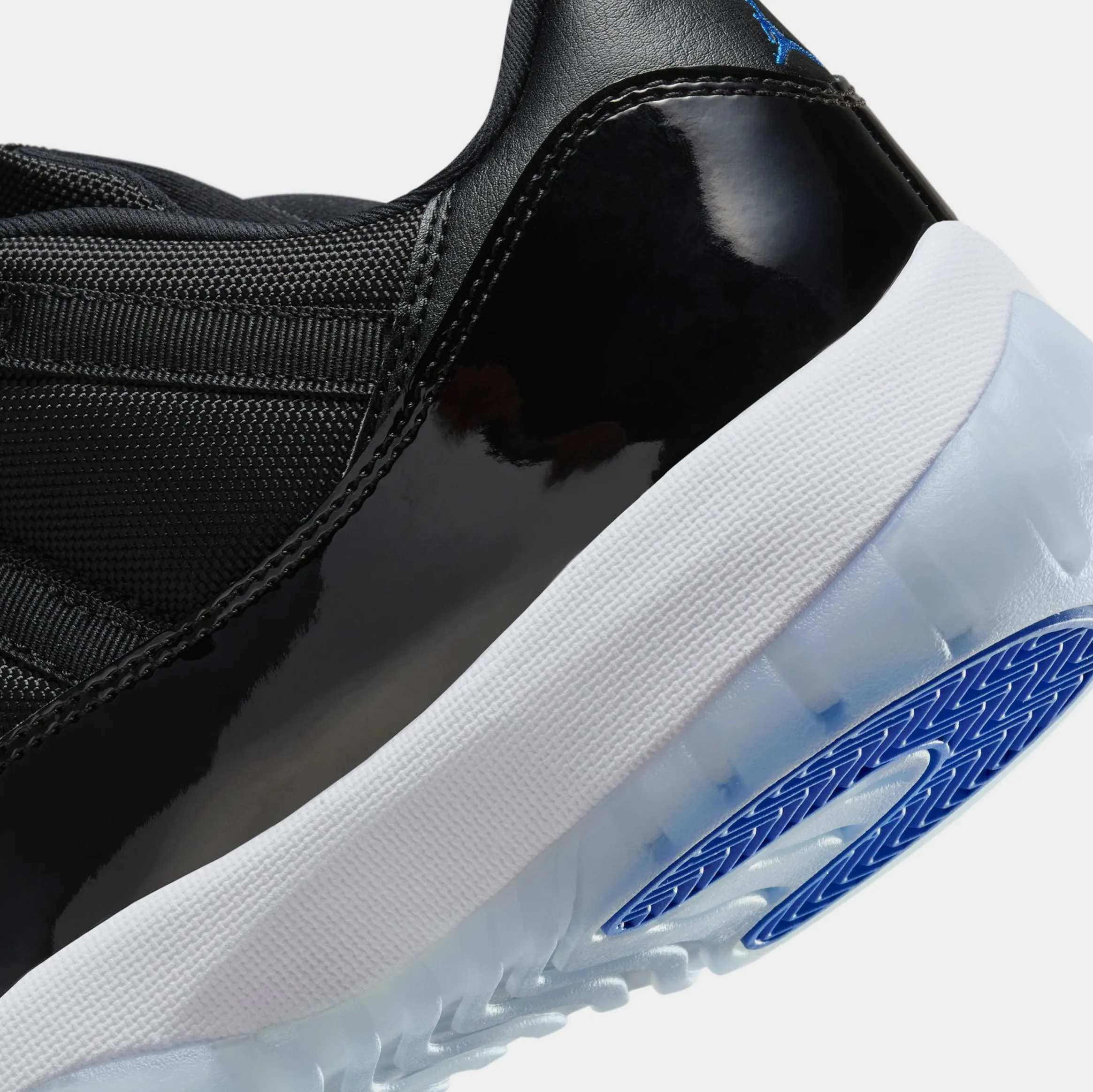 Air Jordan 11 Retro Low Black and Varsity Royal Mens Lifestyle Shoes (Black/Varsity Royal/White)