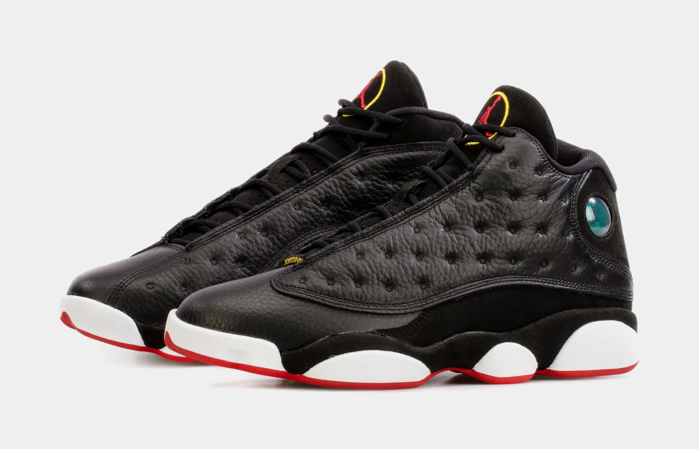 Air Jordan 13 Retro Playoffs Mens Lifestyle Shoes (Black/Red) Free Shipping