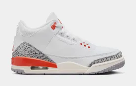 Air Jordan 3 Retro Georgia Peach Womens Lifestyle Shoes (White/Cosmic Clay/Sail/Cement Grey)