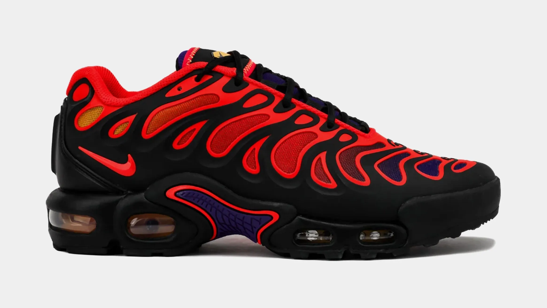 Air Max Plus Drift Mens Running Shoes (Black/Bright Crimson/Purple)