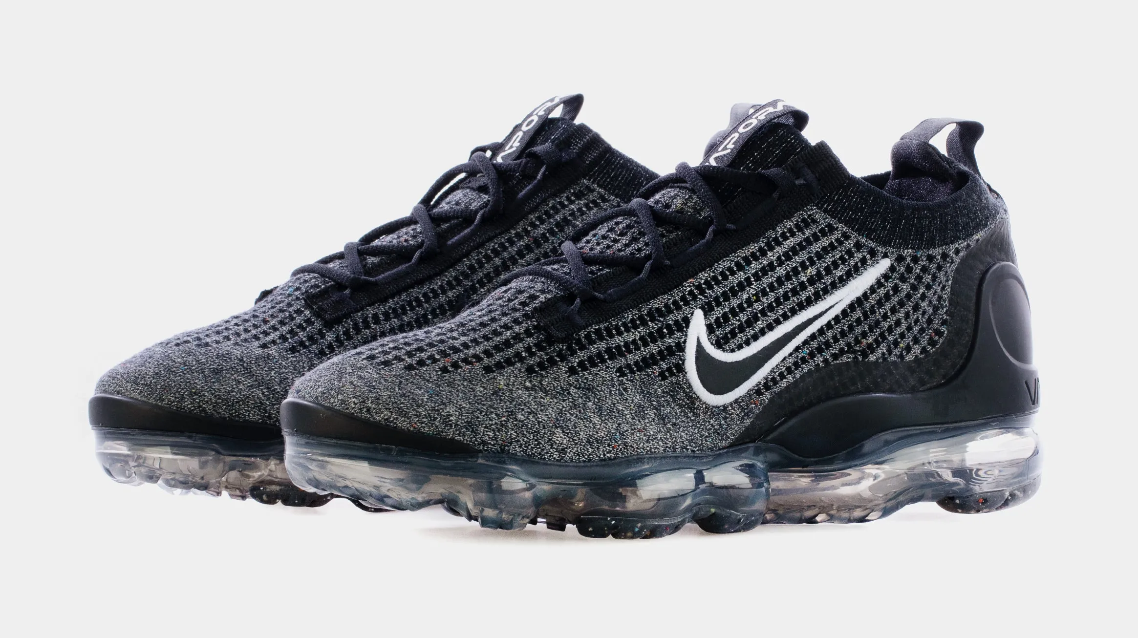 Air Vapormax 2021 Flyknit Mens Running Shoes (Black/Grey)