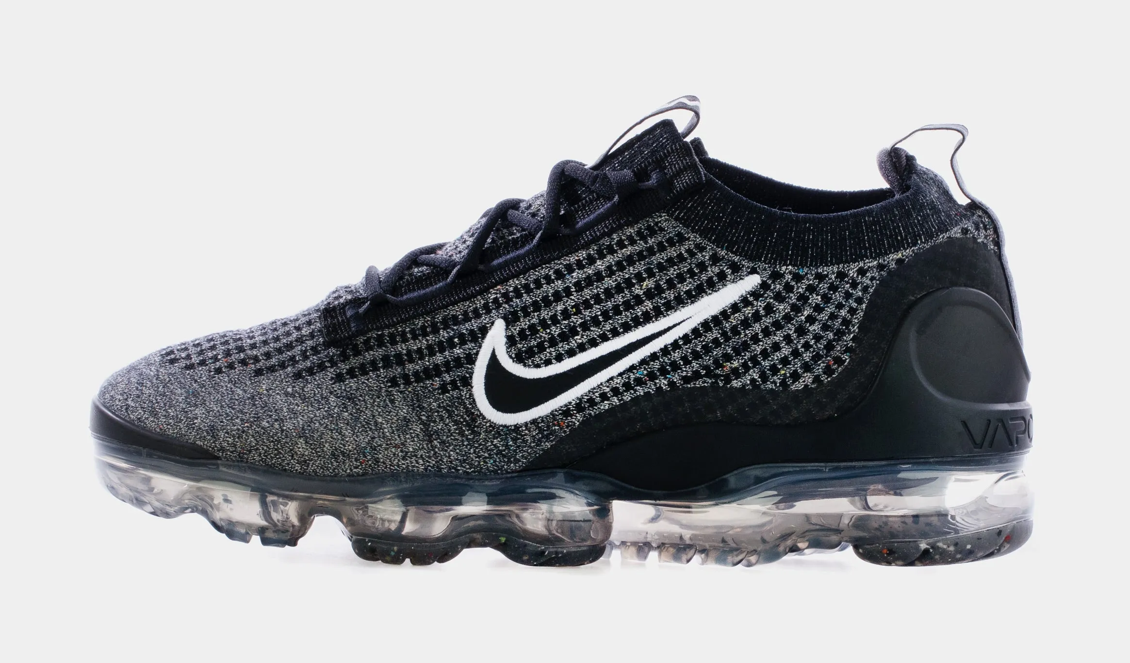 Air Vapormax 2021 Flyknit Mens Running Shoes (Black/Grey)