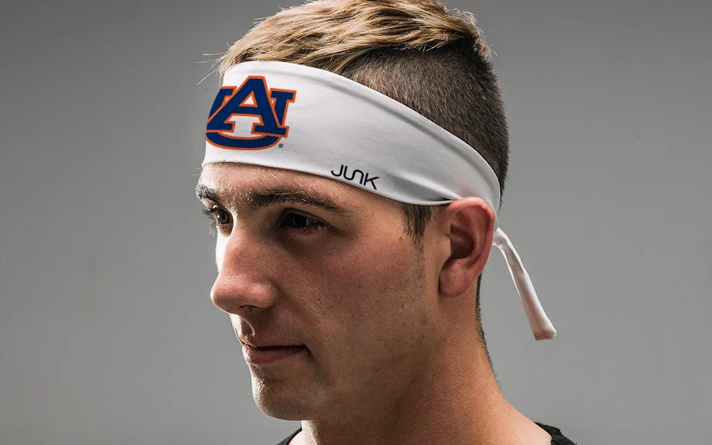 Auburn University: Logo White Tie Headband