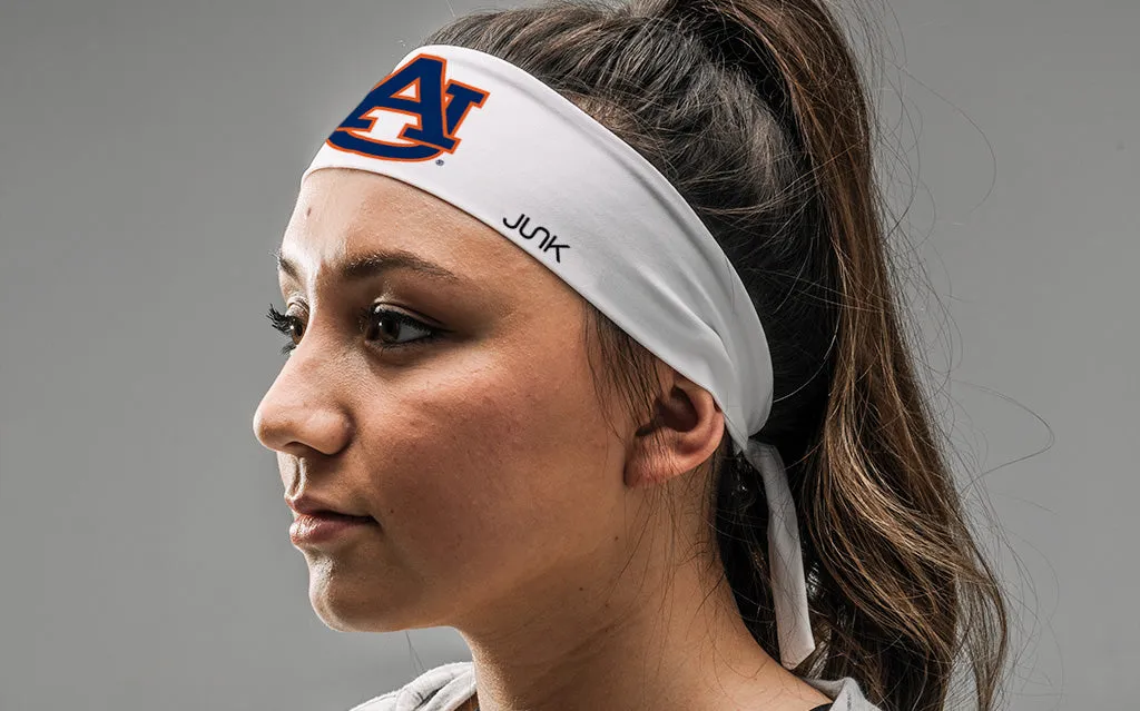 Auburn University: Logo White Tie Headband