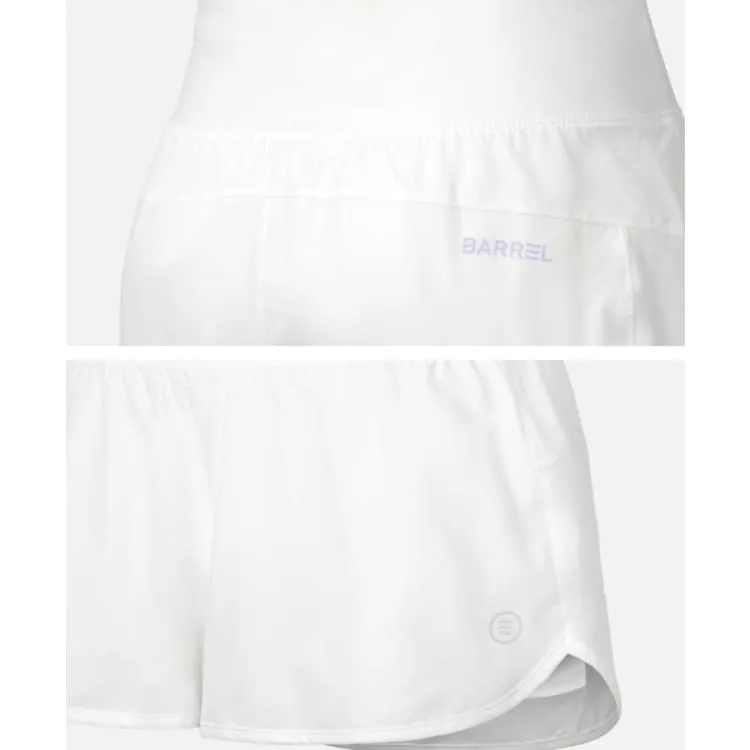 Barrel Women Resort 3" Legging Shorts-WHITE