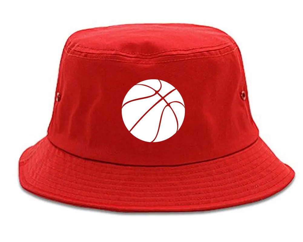 Basketball Logo Chest Mens Bucket Hat