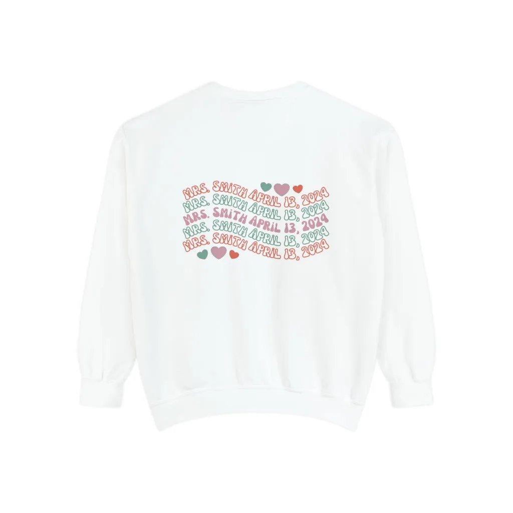 Bride Comfort Colors Sweatshirt, Retro