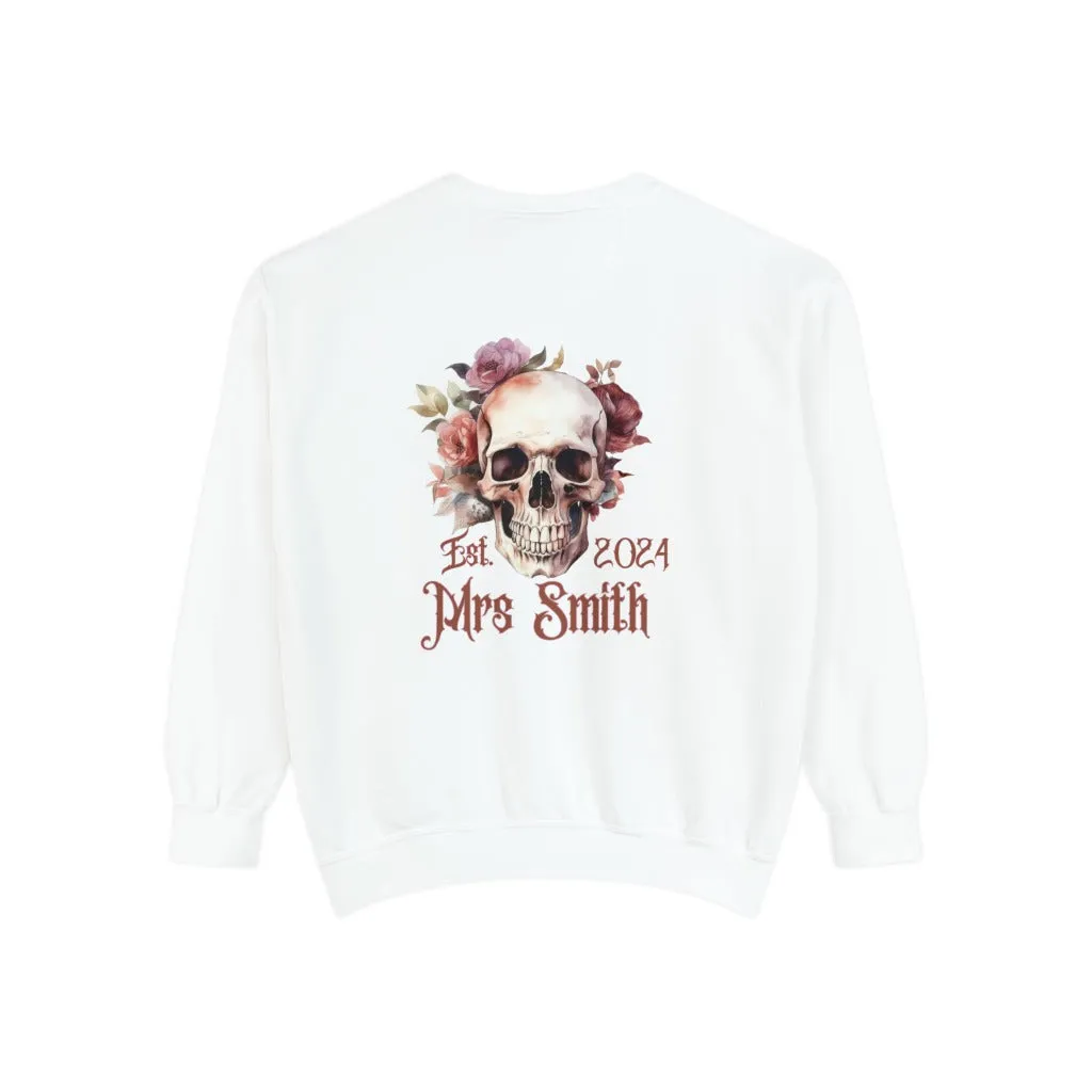 Bride Comfort Colors Sweatshirt, Til Death Do UsPart