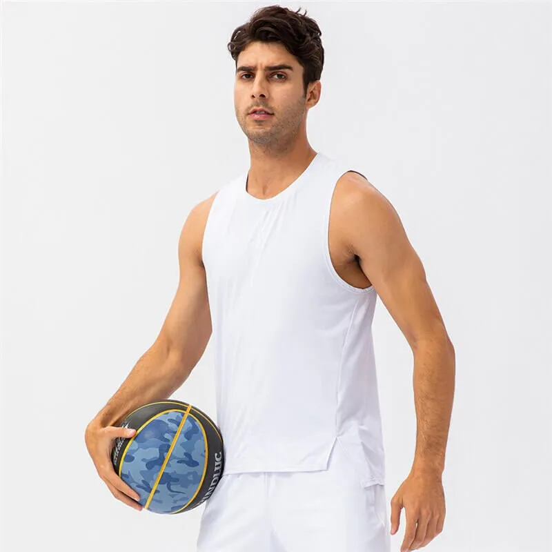 Casual O-Neck Mesh Tank Top / Men's Basketball Tank - SF0604