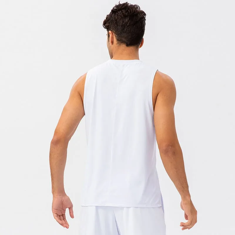 Casual O-Neck Mesh Tank Top / Men's Basketball Tank - SF0604