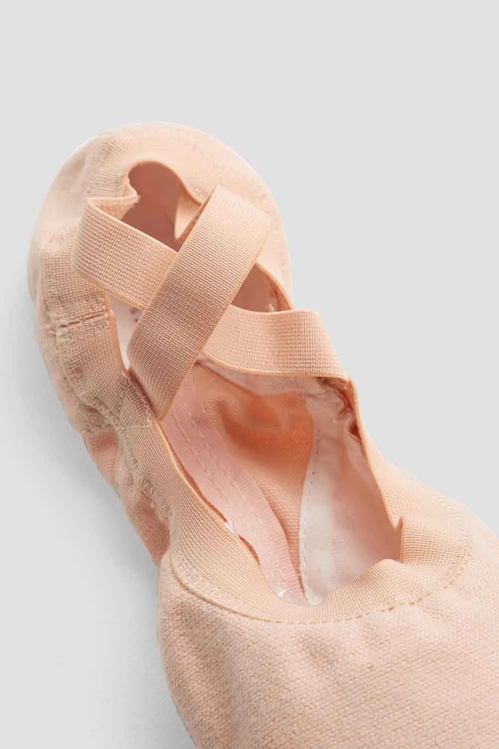 Childrens Pro-Elastic Canvas Ballet Shoes