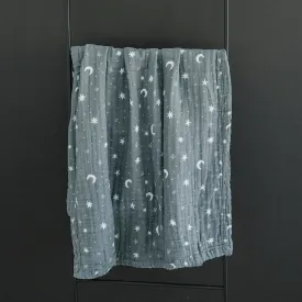 Cotton Muslin Quilt, Night Sky