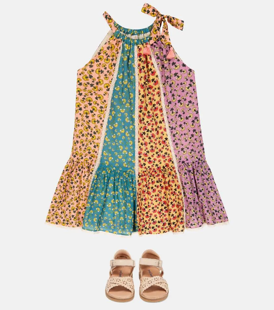 Cotton Tiggy Dress with Zimmermann Kids Print, Multicolor