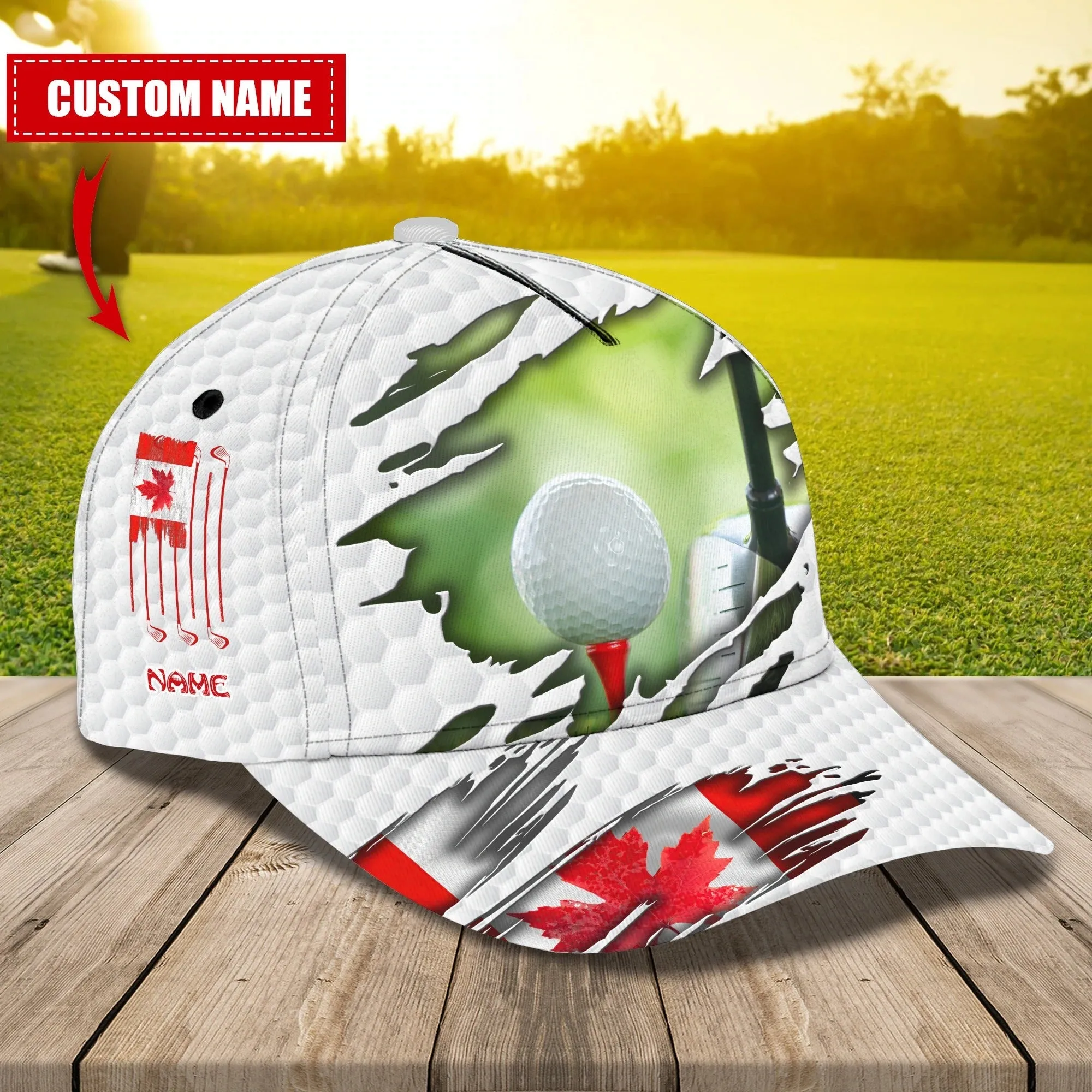 Custom With Name 3D Baseball Cap Hat For Golf Man, Plan For The Day With Golf, Gift A Golf Lover