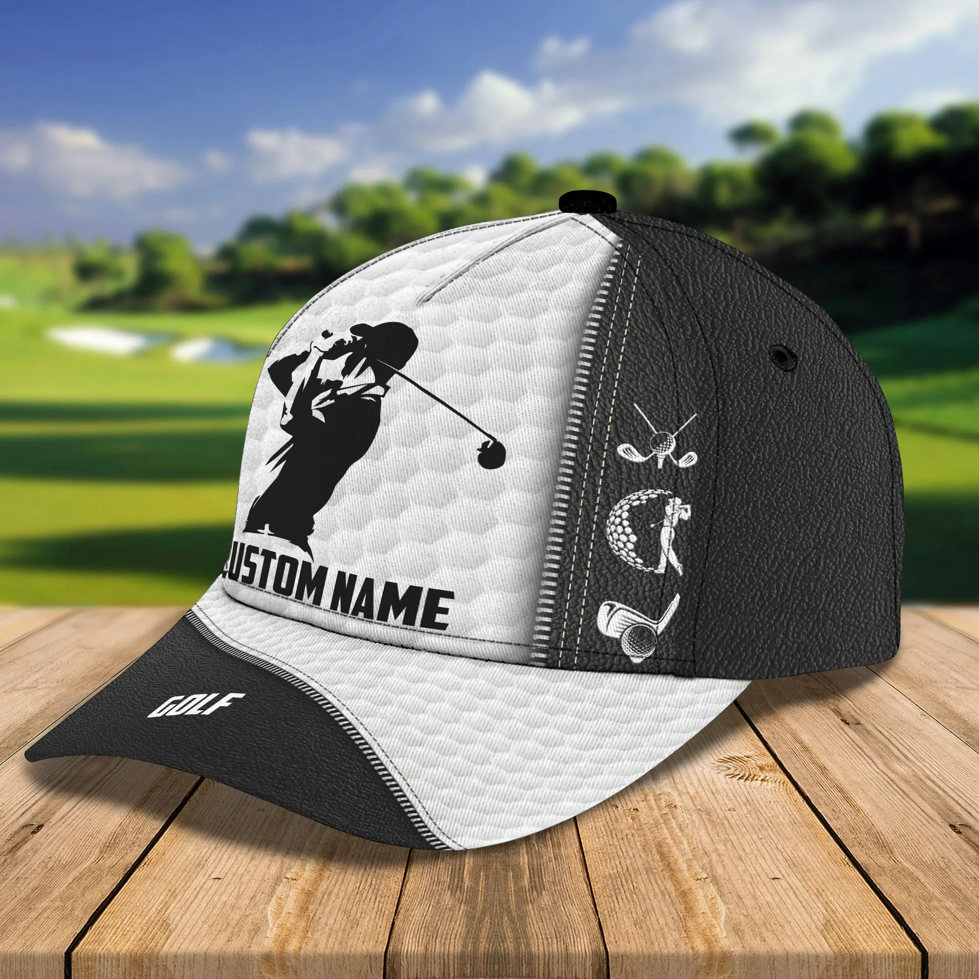 Customized 3D All Over Print Classic Cap For Golf Mens, Dad Golf Cap Hat, Christmas Gift For Golf Lover