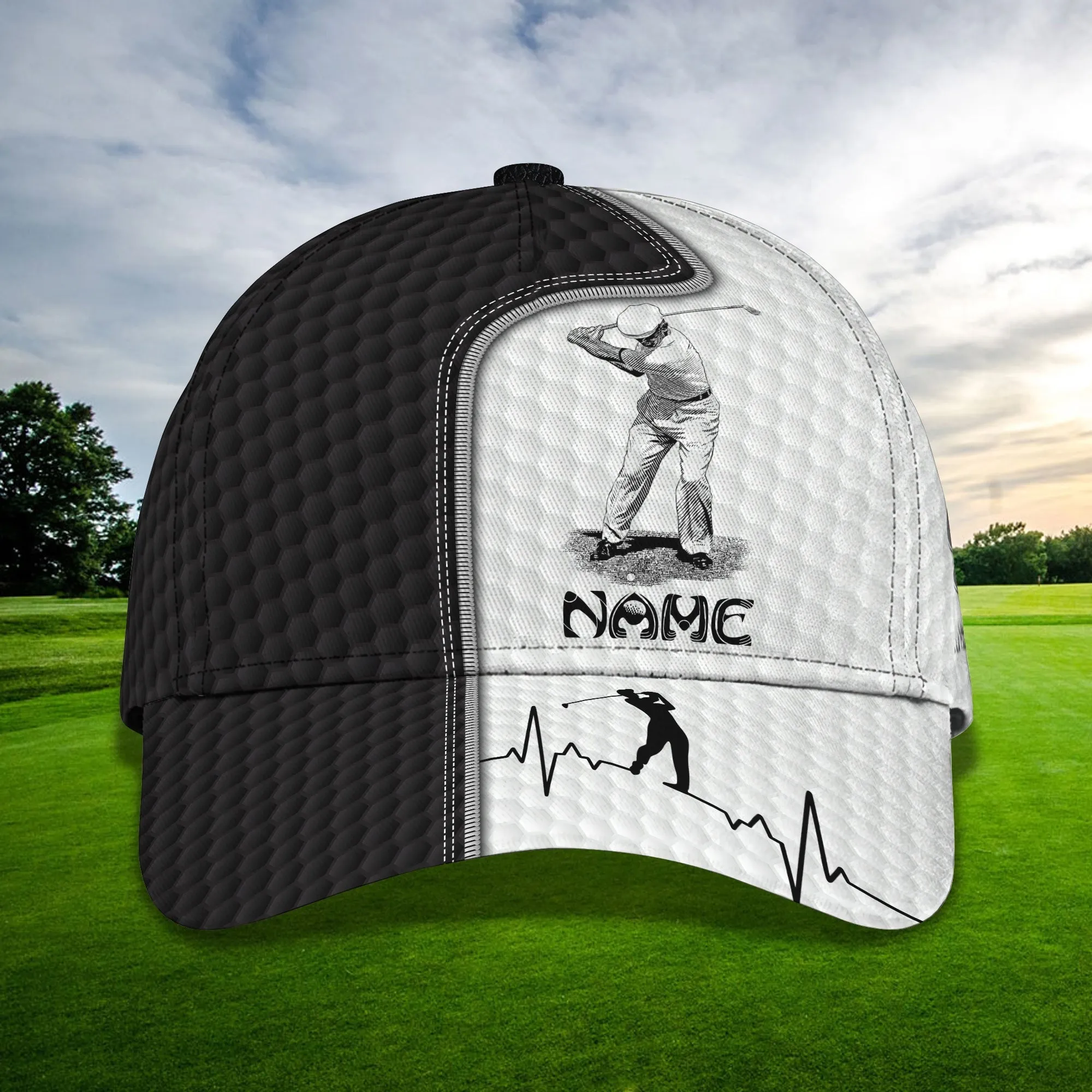 Customized Cap For Golfer, Golf Womans Cap, Classic Cap For Golf Lover, Christmas Golfer Gifts