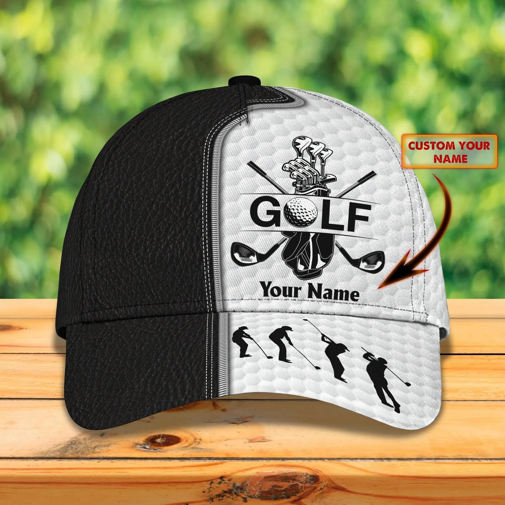 Customized Cap For Golfer, Golf Womans Cap, Classic Cap For Golf Lover, Christmas Golfer Gifts