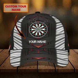 Customized With Name 3D Dart Caps, Dart Lover Gifts, Dart Hat Dart Cap For Dart Players