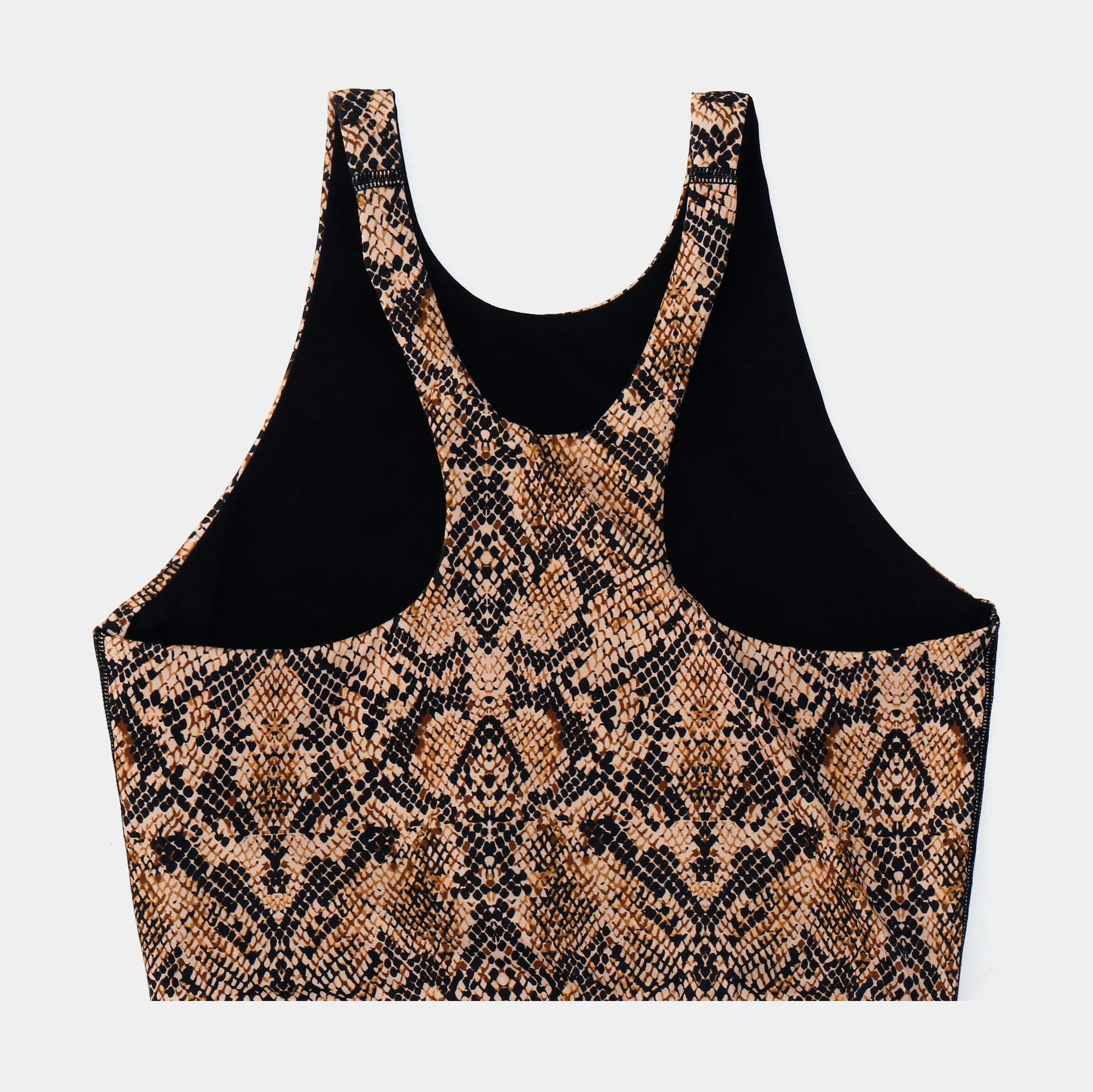 Ella Reversaile Tank Womens Top (Brown)