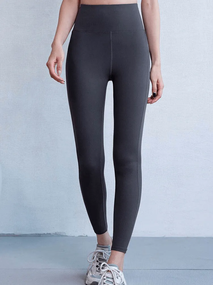 Female Cross Back Seamless High Waist Leggins for Sports - SF1026