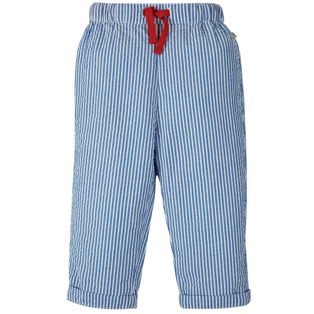 Frugi Cobalt Blue Stripe Marnie Pull Ups