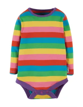 Frugi Favourite Foxglove Rainbow Stripe Body