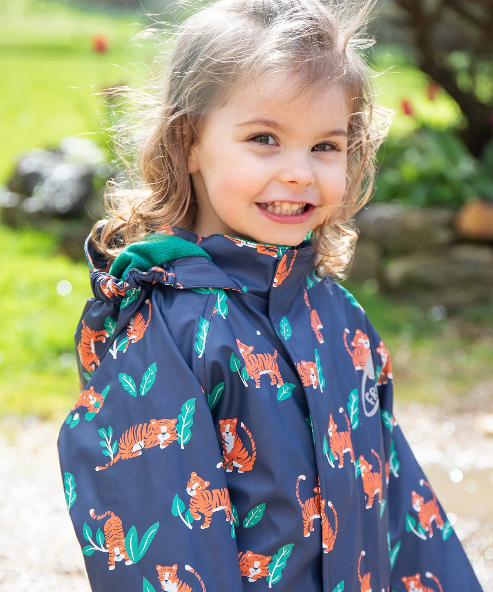 Frugi Puddle Buster All In One - Tiger Time