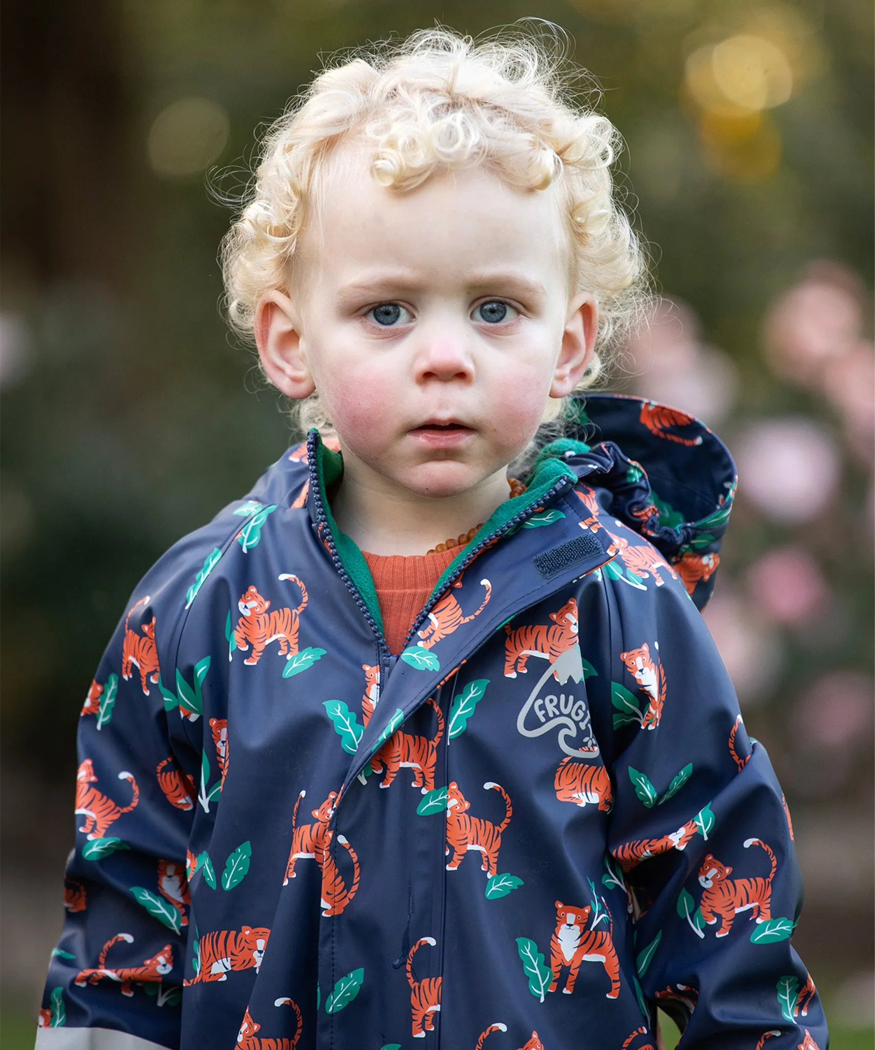 Frugi Puddle Buster All In One - Tiger Time