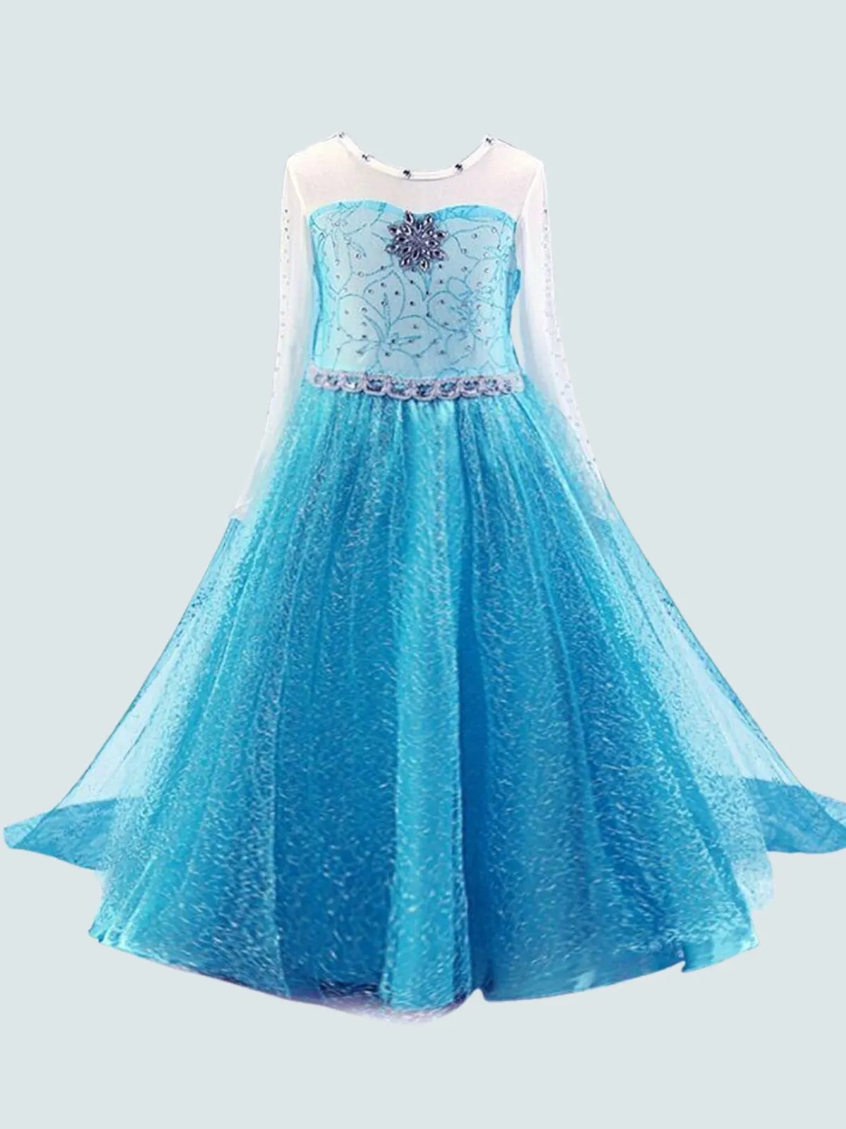 Girls Snow Princess Sparkle Halloween Costume