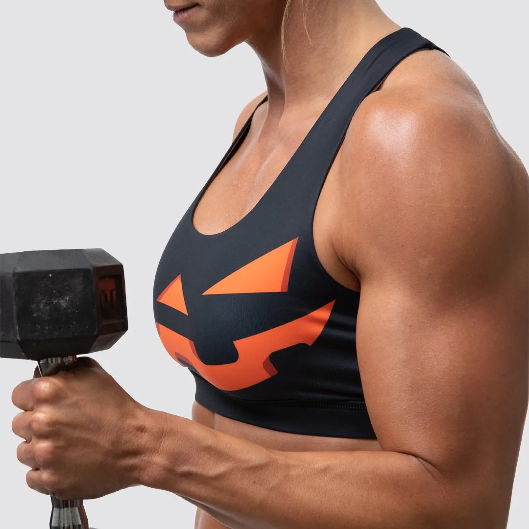 Halloween Your Essential Sports Bra (Jacked O'Lantern)