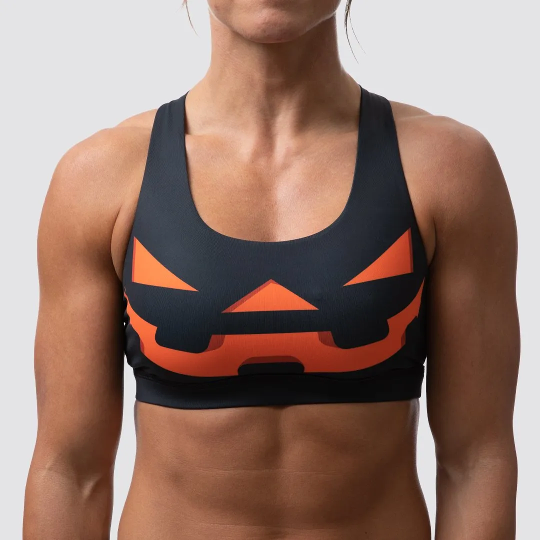 Halloween Your Essential Sports Bra (Jacked O'Lantern)