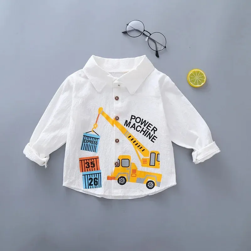 IENENS Kids Shirt Clothes Spring Thin Blouses Clothing Infant Boy Plaid Cotton Tops 1 2 3 4 Years Kids Long Sleeves Shirt