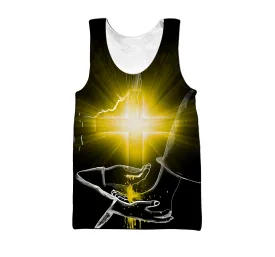 Jesus Washing Feet We Love God Jesus Men Tanktop - Christian Tank Top For Men