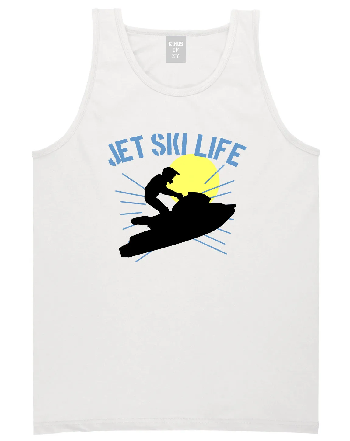 Jetski Jet Ski Life Mens Tank Top Shirt