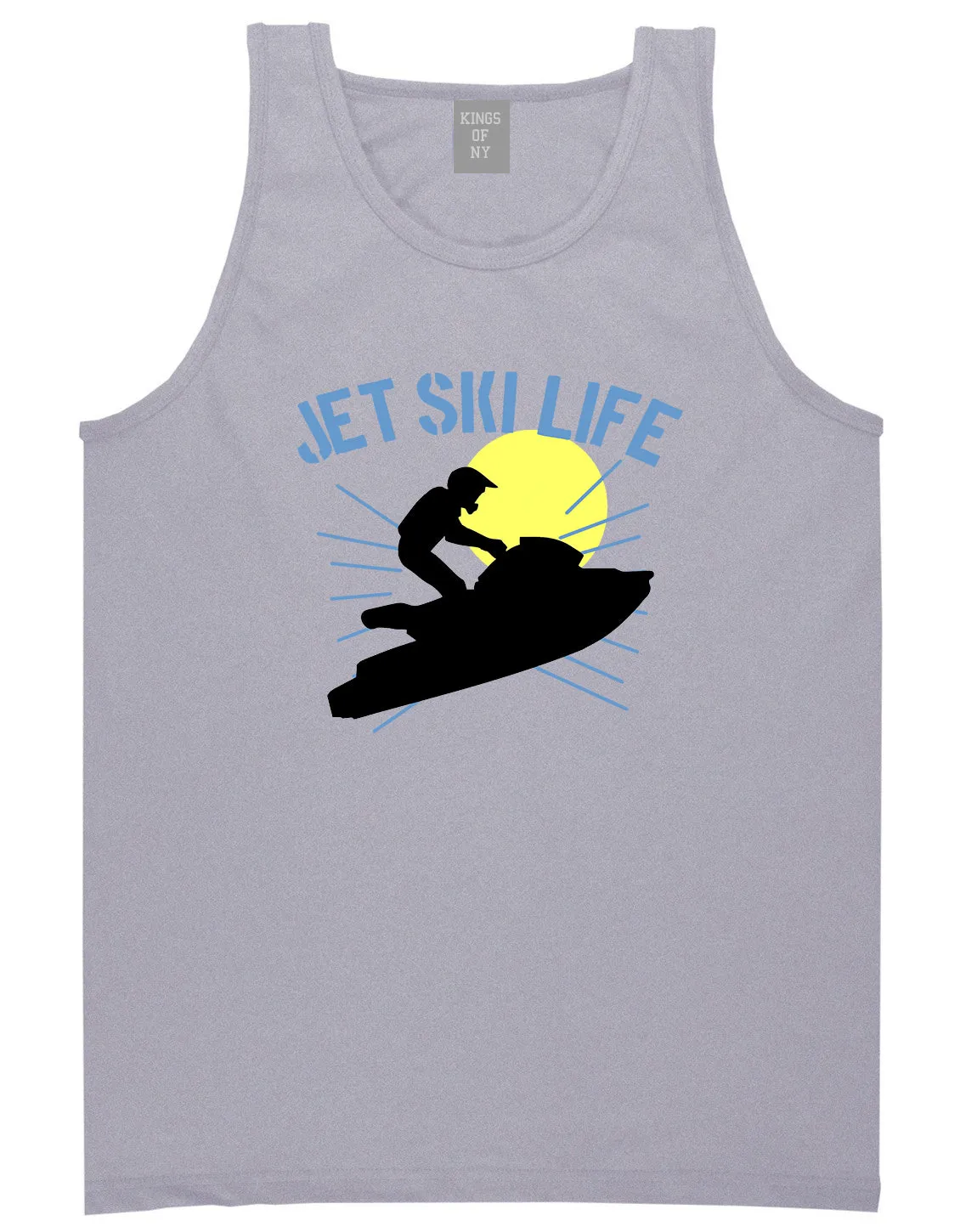 Jetski Jet Ski Life Mens Tank Top Shirt