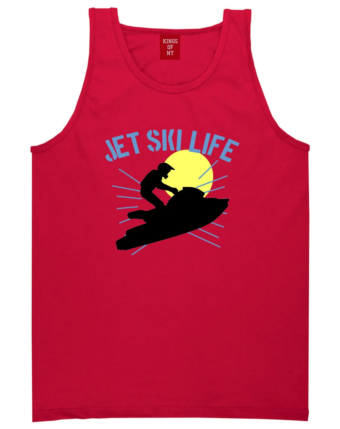 Jetski Jet Ski Life Mens Tank Top Shirt