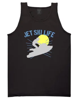 Jetski Jet Ski Life Mens Tank Top Shirt