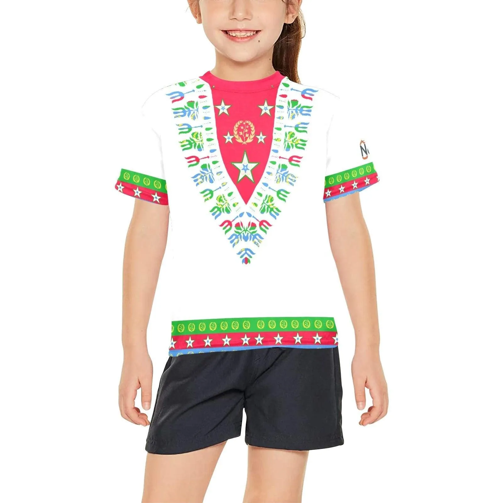 Kids 8-15 years Dashiki Type T-Shirt