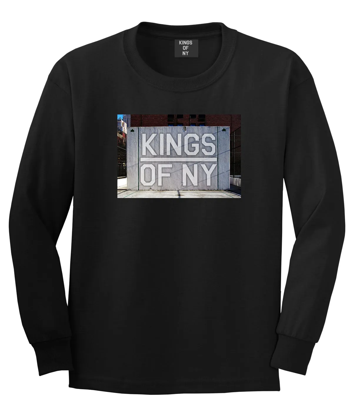 Kings Of NY Handball Court Mens Long Sleeve T-Shirt