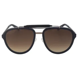 Marc Jacobs MJ592/S Sunglass-054J Blue Ruthenium Black (CC Brown Grad Lens)-57mm