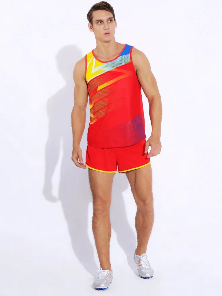 Men’s Athletic Tank Top and Shorts Set - SF2053