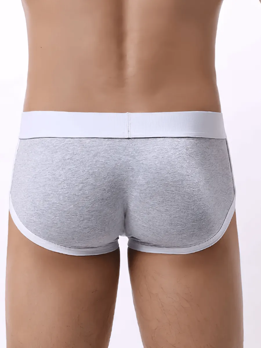 Mid-Rise Sports Cotton Boxer Shorts for Men - SF2190