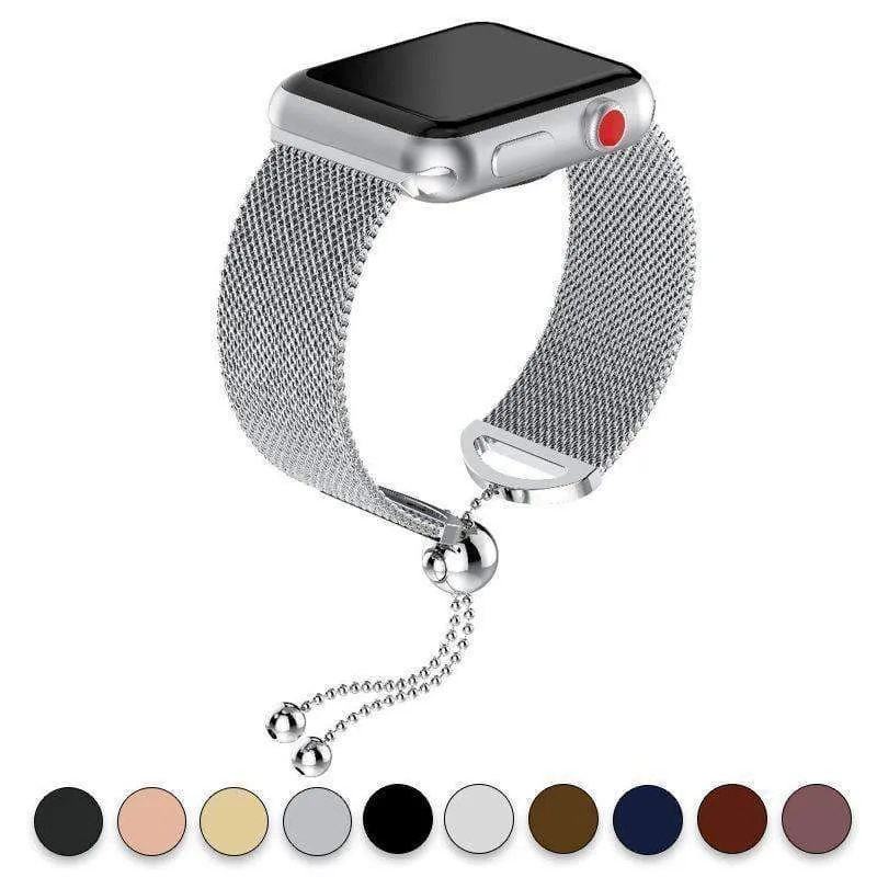 Milanese adjustable Mesh Loop Cuff Stainless Steel Bracelet Series