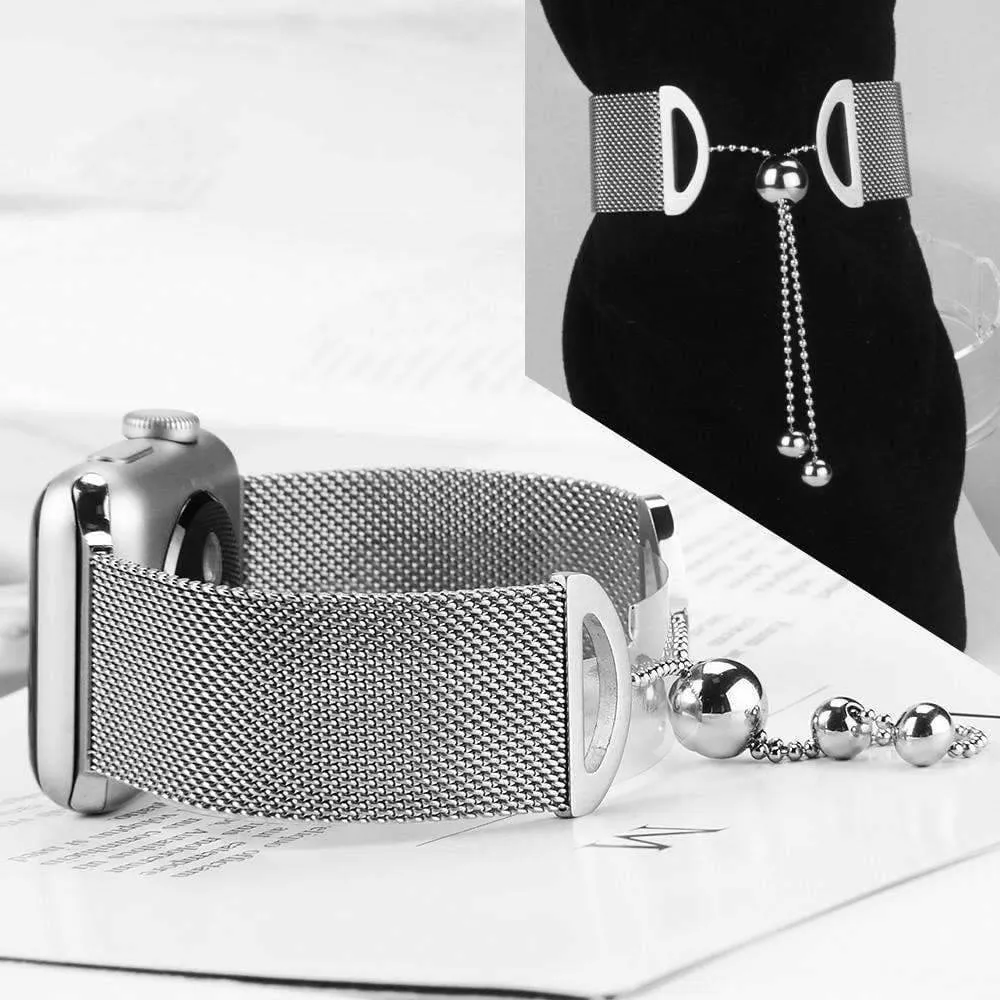 Milanese adjustable Mesh Loop Cuff Stainless Steel Bracelet Series