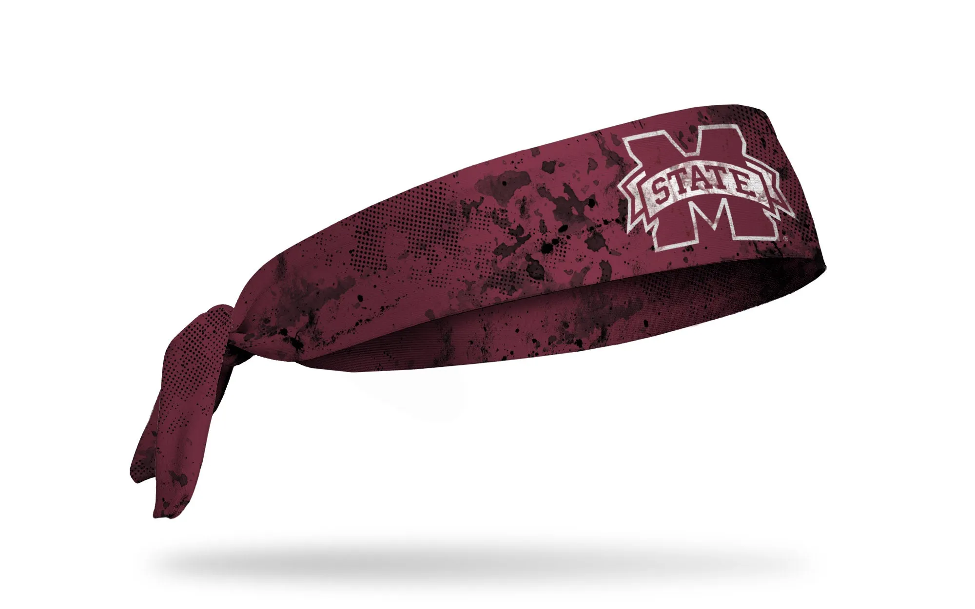 Mississippi State University: Grunge Maroon Tie Headband