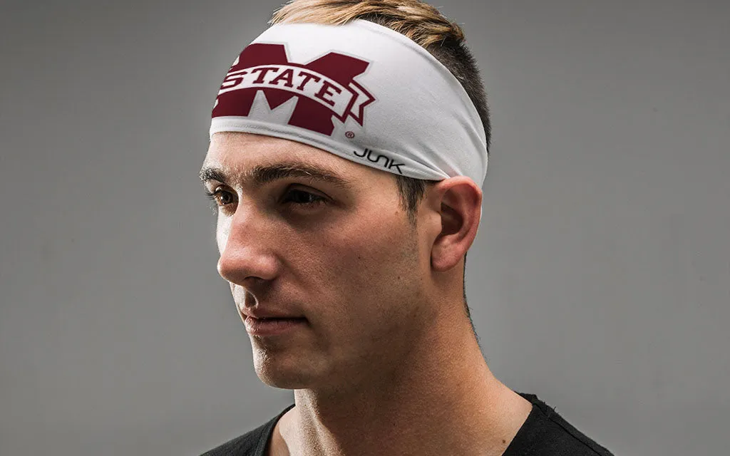 Mississippi State University: Logo White Headband