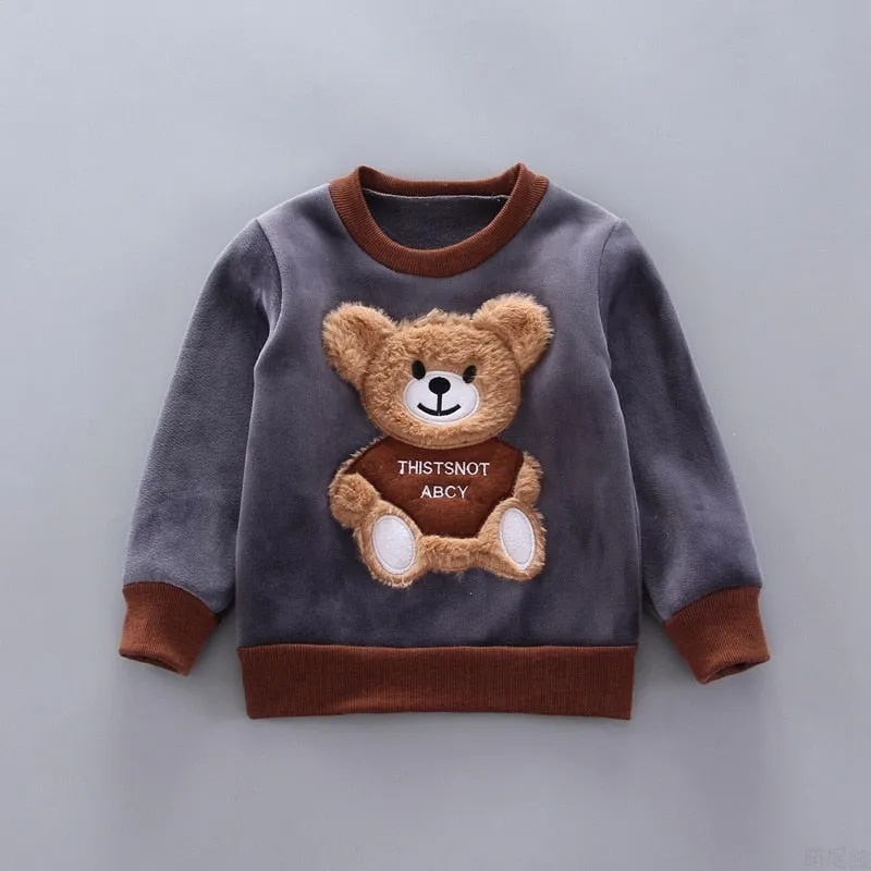 New 2023-Fashion Baby Unisex Fall/Winter Warm  Sport Outfit