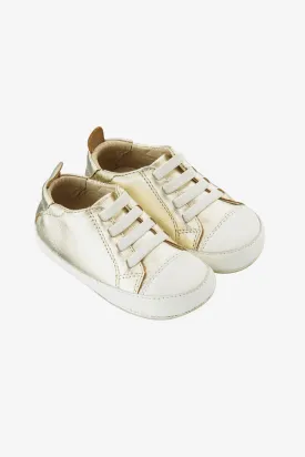 Old Soles Eazy Tread Baby Shoes- Gold (Size 6/9M left)