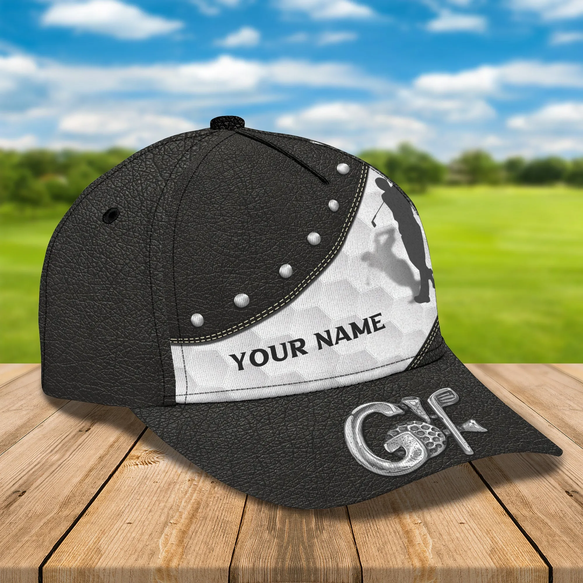 Personalized 3D Full Print Golf Cap, Perfect Cap Hat for Golfer, Golf Cap for Men Women